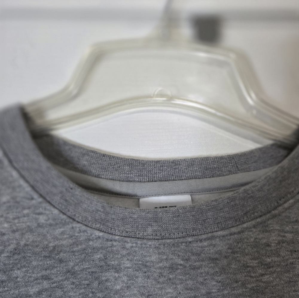 * Nike Mens Michigan State Spartan Primary Stack Crewneck Sweatshirt Gray Large - Picture 5 of 16